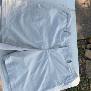 Columbia Men's Light Gray Flat Front Shorts